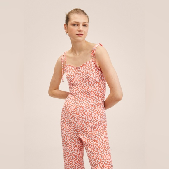 Mango Floral print jumpsuit - Picture 2 of 11